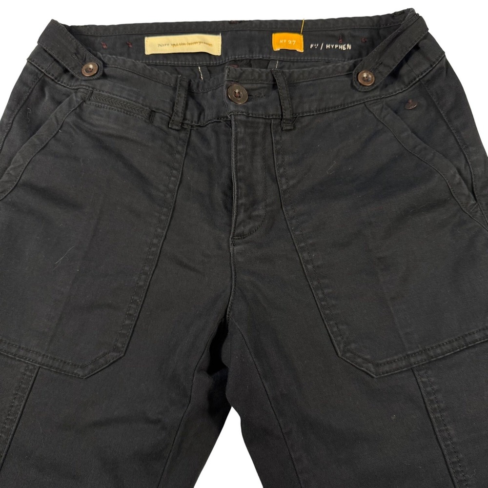 Pilcro and the Letterpress Anthro Hyphen Utility Pants Womens Black Size‎ 27